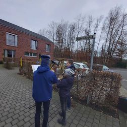 Advent 2021 Blasmusik vor dem Hospiz